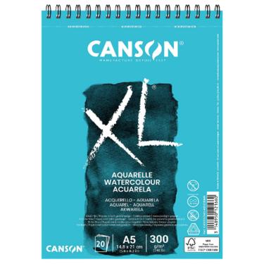 Imagem de Bloco Papel XL Aquarelle A5 20F 300g aquarela Canson