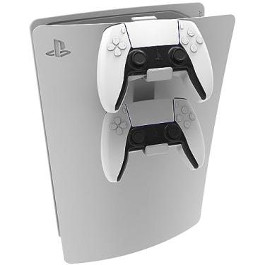 Imagem de Suporte de Console PS5 para Apoiar Compatível Com 2 Controles do PS5 Dualsense - ARTBOX3D