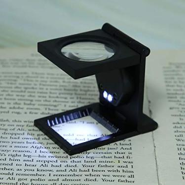 Imagem de Lupa de Bolso Dobrável 30X Lupa Portátil para Reparação de Computadores TelefônicosTablets/laptops e Periféricos, Ampliando