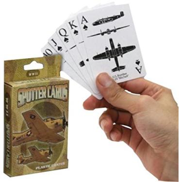 Imagem de 577 cartas de baralho Spotter da Segunda Guerra Mundial ''CE''