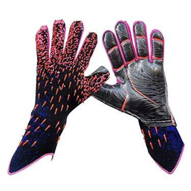 Imagem de Luvas Extras De Proteção Para Os Dedos,Luvas De Goleiro Acolchoadas, Luvas Profissionais De Goleiro De Futebol De Látex Para Crianças – Palmas Das Mãos Acolchoadas E Antiderrapantes(9号)