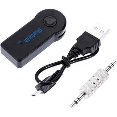 Imagem de Adaptador Bluetooth Veicular P2 3.5mm Receptor Conversor Para Carro Atender Telefone Ouvir Musica (Solange PH)