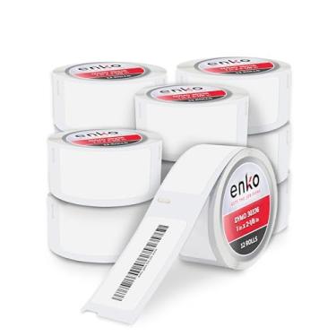 Imagem de enKo (12 rolos, 6000 etiquetas) Etiquetas de endereço e envio 30336 (2,54 cm x 2-1/8) Compatível com Dymo LabelWriter
