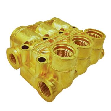 Imagem de Cabeçote Latão da Bomba Compatível com Lavajato WAP L2600 Tri Eco 1814B