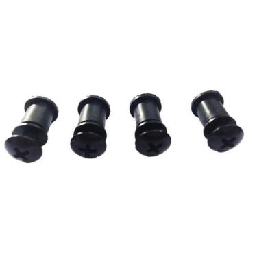 Imagem de Parafuso Com Bucha Bolha Xt660 Philips Preto Kit 4 - MGA