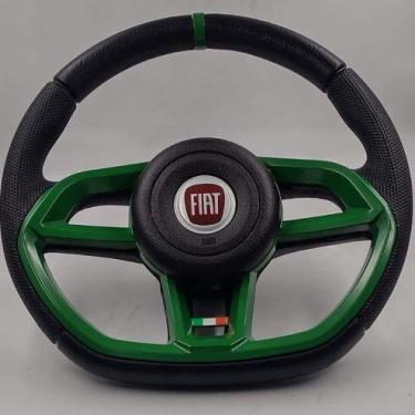 Imagem de Volante Esportivo Gti Palio 1996 97 98 99 2000 A 2013 + Cubo - Fiat