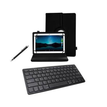 Imagem de Capa + Teclado Bluetooth e Caneta Para Positivo Vision Tab 10.1 - Fam