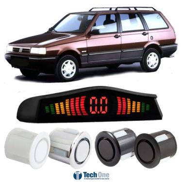 Imagem de Sensor De Estacionamento Ré Display Led Fiat Elba Premio - Tech One, V