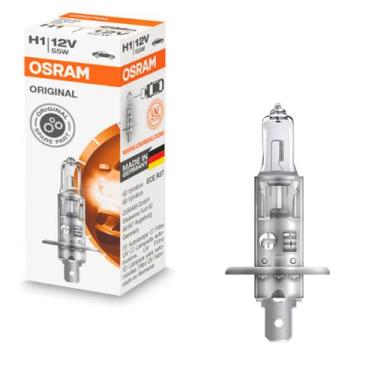 Imagem de Lâmpada Osram Farol Alto H1 55W Automotiva Halógena 12V 64150 Unidade