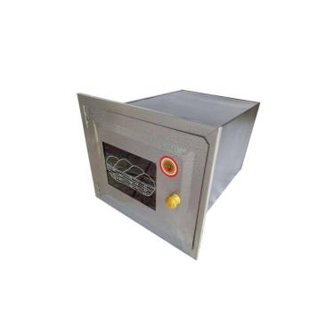 Imagem de Forno Fogão A Lenha N°3 Frente Vidro Sem Cinzeiro 50x35x30cm