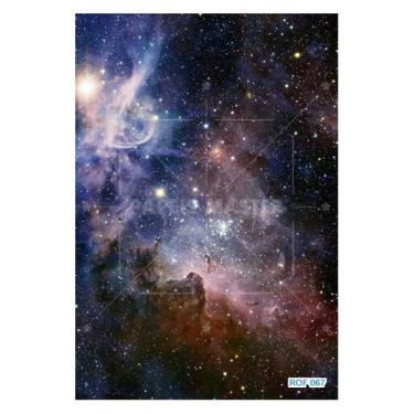 Imagem de Papel De Teto Céu Espaço Estrelas Galáxias 3,5M Rof67 - Você Decora