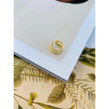 Imagem de Piercing fake de pressão folheado modelo vazado - Dondocas.bijus