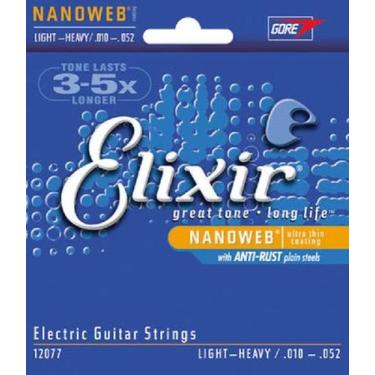 Imagem de Encordoamento 010 Light Heavy Para Guitarra Elixir