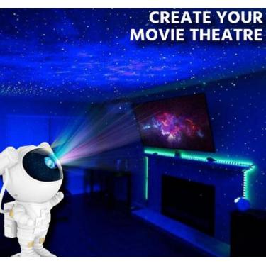Imagem de Projetor de galáxia rotativo de 360  Estrelas Nebulosas - Project Astr