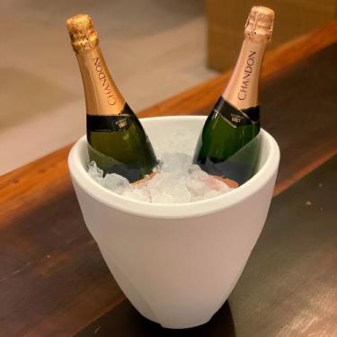 Imagem de Champanheira 5L Pequena Balde de Gelo Com Parede Dupla Branca - DECORF