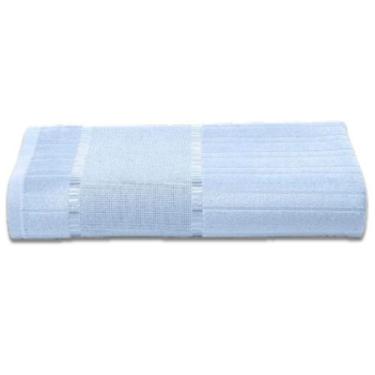 Imagem de Toalha Rosto P/ Bordar Aveludada Bella Döhler 50x80cm, Azul 3792