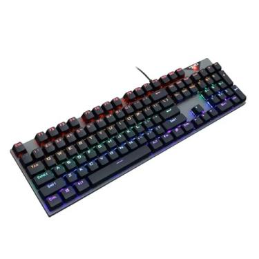 Imagem de Teclado Mecânico Gamer RGB L300 Switch Azul ABNT2 104 Teclas