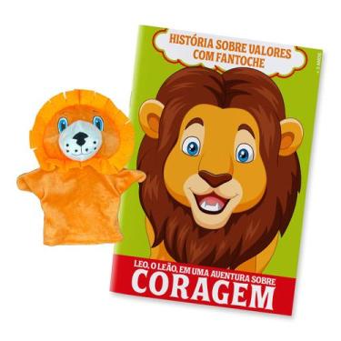Imagem de Livro - História sobre Valores com Fantoche  Leão