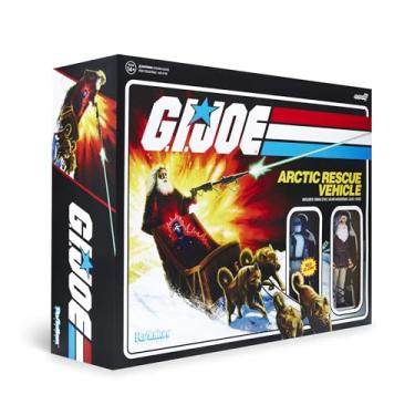 Imagem de Super7 G.I. Joe: Arctic Rescue Vehicle Snake Eyes and Blind Woodsman Reaction Figure Set, Multicolor