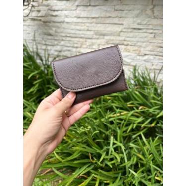 Imagem de Carteira Amora Feminina Pequena E Compacta Porta Cartão , Moedas, Cnh 