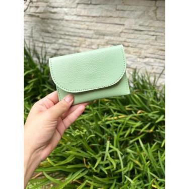 Imagem de Carteira Amora Feminina Pequena E Compacta Porta Cartão , Moedas, Cnh 