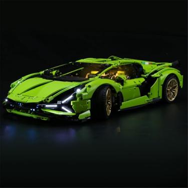 Imagem de MENZAVA LED Light Set Compatible with 42115 Lamborghini Sián FKP 37 Technic Building Blocks Model - Model Set NOT Included
