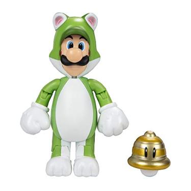 Imagem de World of Nintendo 91448 4" Cat Luigi Action Figure
