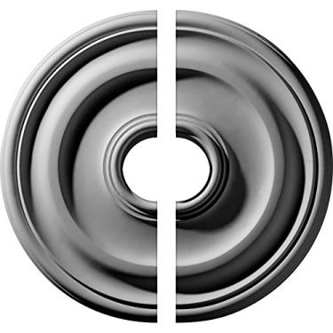 Imagem de Medalhão de teto Ekena Millwork 15 3/4" de diâmetro x 3 1/2" ID x 1 1/2" P Devon, Divisor, 15 3/4"OD x 3 1/2"ID x 1 1/2"P (Fits Canopies up to 3 5/8"), Factory Primed