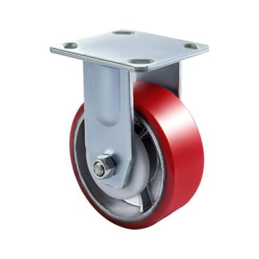 Imagem de menolana Rodízio industrial com placa superior, rolamento profissional premium silencioso, rodízio resistente para de trabalho, restaurantes, Rodas Direcionais