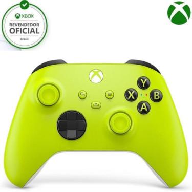 Imagem de Controle Xbox One e Series Amarelo Eletric Volt Com 12 Meses de Garant