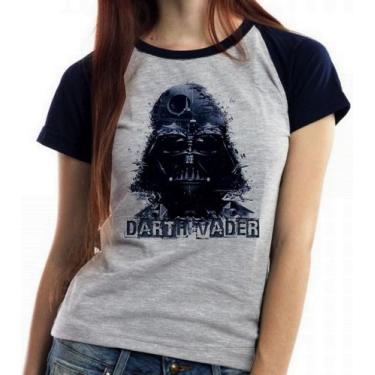 Imagem de Baby look blusa feminina ou Camiseta unissex Darth Vader Star Wars  - 