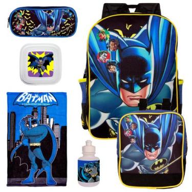 Imagem de Mochila Infantil Menino Batman DC Passeio e Itens Toys 2U