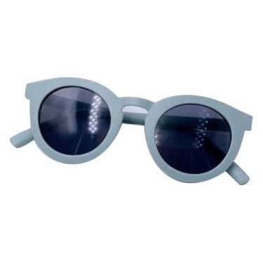 Imagem de Óculos de Sol Retro UV400 Infantil Menino e Menina - Miimos, Blue