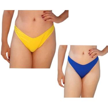 Imagem de Kit com 2 calcinha asa delta fio dental biquíni asa dental - DE UMA MA