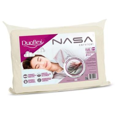 Imagem de Travesseiro Nasa Cervical Anatômico Premium Antiácaro Duoflex