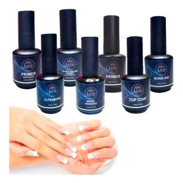 Imagem de Kit Blindagem Lirió Completo Para Unhas Em Gel  Led Uv Unha - Mr Venda