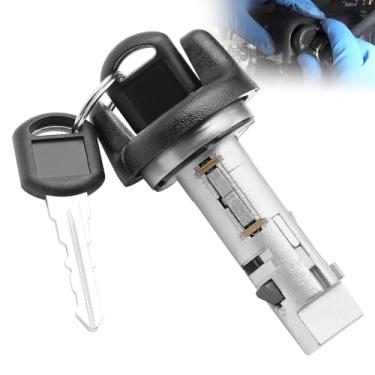 Imagem de Interruptor de cilindro de bloqueio de ignição 924-893 com chaves compatível com Chevy S10 Blazer GMC Jimmy Sonoma 1998-1999 Chevy Suburban C1500 C2500 GMC K1500 K2500 1998-2000 Chevy GMC C35500 00 K2