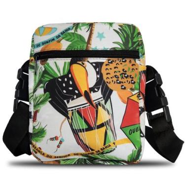 Imagem de Shoulder Bag Estampa Colorida Pequena Bolsa Pochete Transversal 03 - P