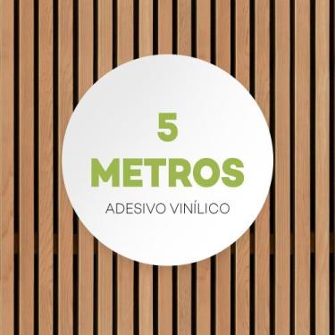 Imagem de Papel De Parede Adesivo Ripas De Madeira Clara Lavável - Criptonita, 5