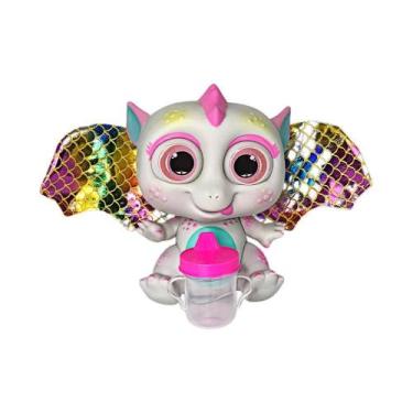 Imagem de Bebê Dragão Flying Baby Com Asas Branco Conto de Fadas - Anjo Brinqued