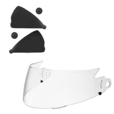 Imagem de Kit Reparo Viseira Pro Tork Capacete V-pro Jet 2, CRISTAL, Único