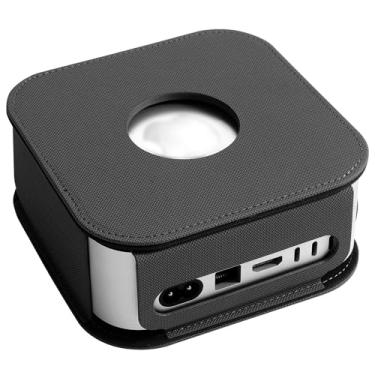 Imagem de Musiin Capa protetora premium para Mac mini M4/M4 Pro 2024, capa de material de qualidade, antiarranhões e poeira, capa elegante para Mac mini 2024 (preto)
