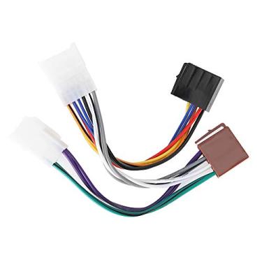 Imagem de Chicote de Fiação de Iso, Conector de Chicote de Fiação Estéreo, Adaptador de Fio de Rádio, Cabo de Fiação Iso para Carro Universal SK1761-11 + Iso