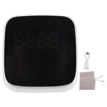 Imagem de Detector de Qualidade do Ar Interno, Medidor Digital de Temperatura e Umidade Hcho, Testador Portátil de Qualidade do Ar para Nova Casa de Aluguel