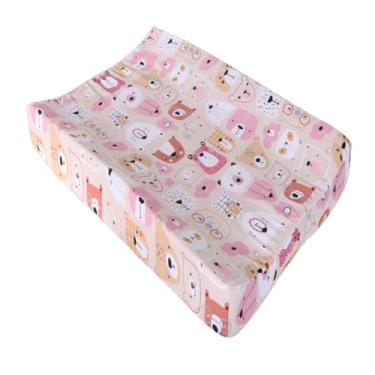 Imagem de Trocador Anatômico Impermeável Troca Fralda Bebê Menino Menina para Cômoda e Berço (Ursinha Mel)