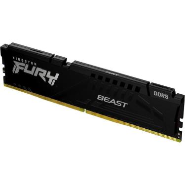 Imagem de Memória 16GB DDR5 5600MHz, Kingston Fury Beast para Desktop, KF556C40BB-16