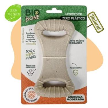 Imagem de Mordedor Vegano pet Biobone - porte M e G (Mordida moderada) Sabor: La