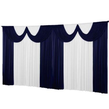 Imagem de Cortina De Malha Helanca Paris Igreja Festas Eventos 10 metros - Denni