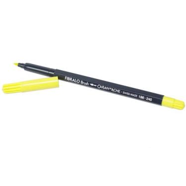 Imagem de Caneta Fibralo Brush 186.240 Amarelo - CARANDACHE, AMARELO - 186.240