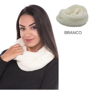 Imagem de Cachecol Gola Feminino Masculino  Inverno Dupla Volta Macio Quentinho 